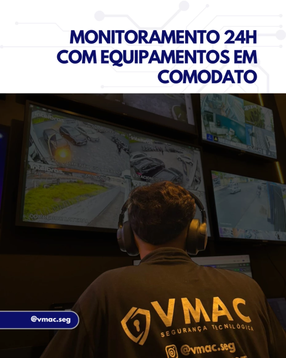 Foto 1:  — VMAC Monitoramento e Segurança Tecnológica
